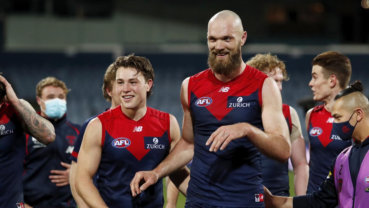 Melbourne leads the way with seven All-Australian squad members. (Photo by Dylan Burns/AFL Photos via Getty Images)