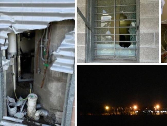 Damaged caused to the Capricornia Correctional Centre during the October 2021 riots.