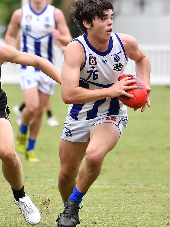 Mt Gravatt’s Kieran Micheletti of Villanova College. Picture, John Gass