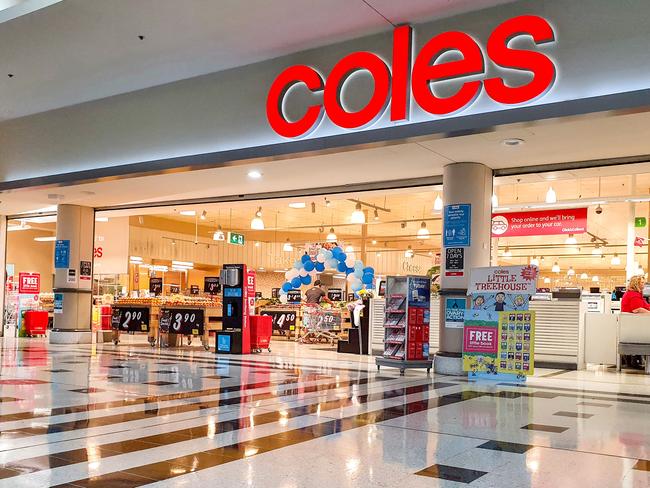 Supplied photograph of Coles Grand Plaza Shopping Centre in Browns Plains for COVID-19 tracing, August 23, 2020 - Picture: Supplied NO BYLINE