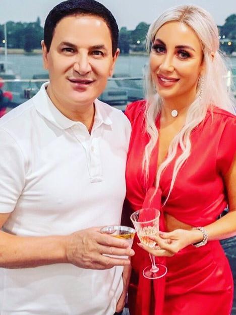 Jean Nassif with is model/actor wife Nissy Nassif. Picture: Instagram