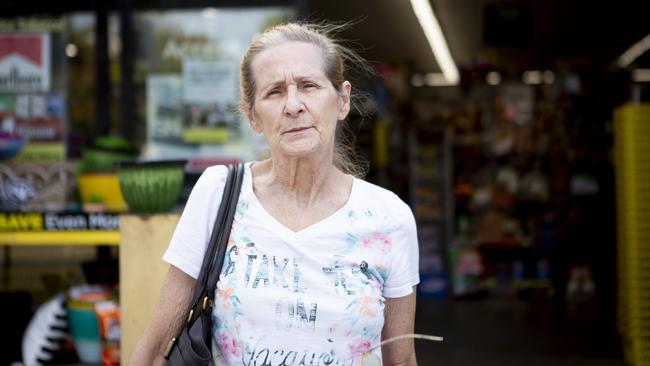 Linda Tucker after shopping at the Dollar General in Stamping Ground, says “I just feel that the Democrats are more on the side of people like me”. Picture: Arden Barnes