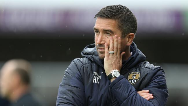 Harry Kewell during his ill-fated stint as Notts County manager.