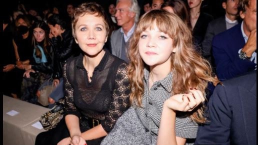 Maggie Gyllenhaal and Ramona Sarsgaard on September 27, 2022. Picture: Matteo Prandoni/BFA.com / Shutterstock