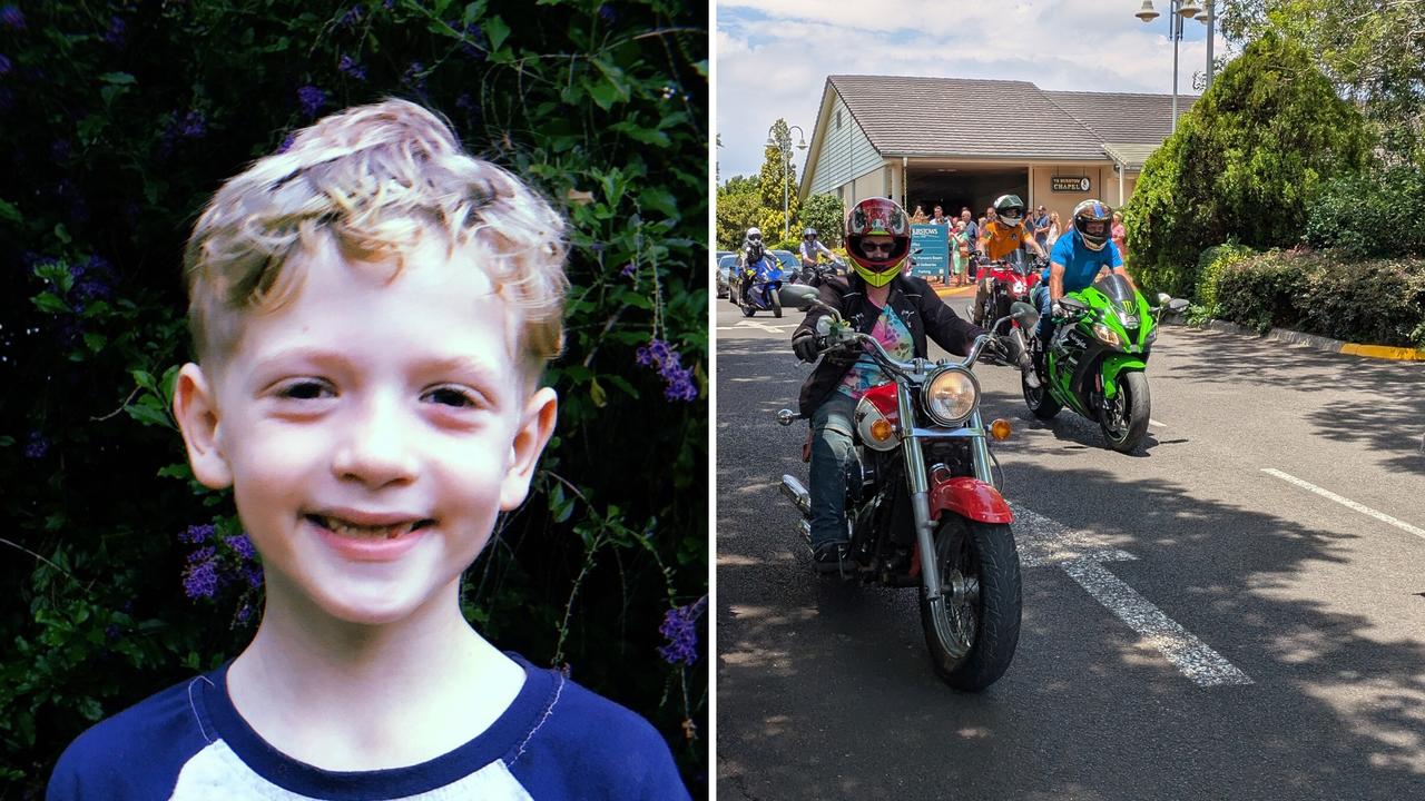 ‘Old soul’: Motorcycle convoy farewells youngster after tragedy