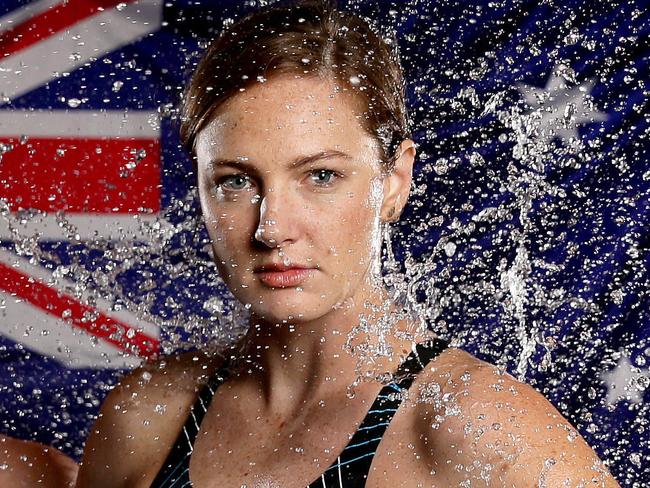 EMGARGOED FOR SUNDAY PAPERS 7th Aug- Australian swimming stars Cate and Bronte Campbell ready to make a splash at the Rio Olympics .Picture Gregg Porteous