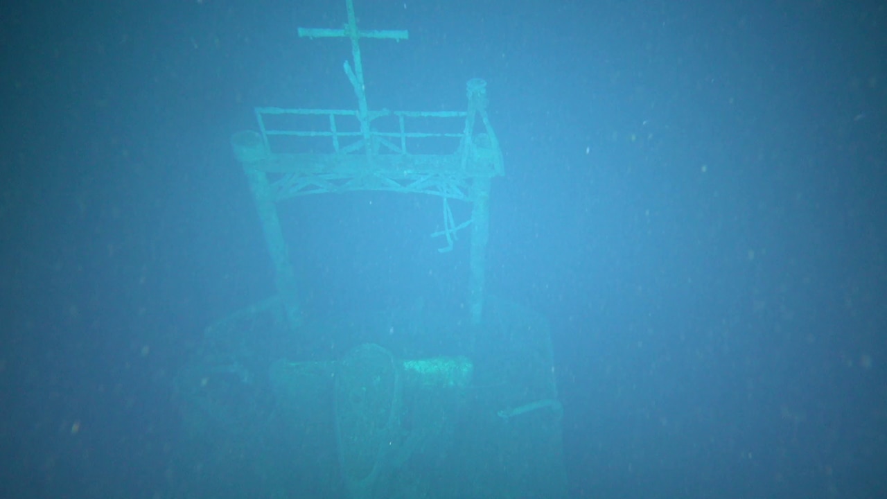 Researchers found the ship sitting upright on the sea floor. Picture: CSIRO