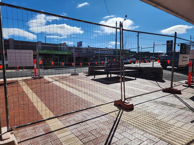 Stanthorpe's streetscape project raised crossing works on High St our now completed. Photo: Nathan Colyer