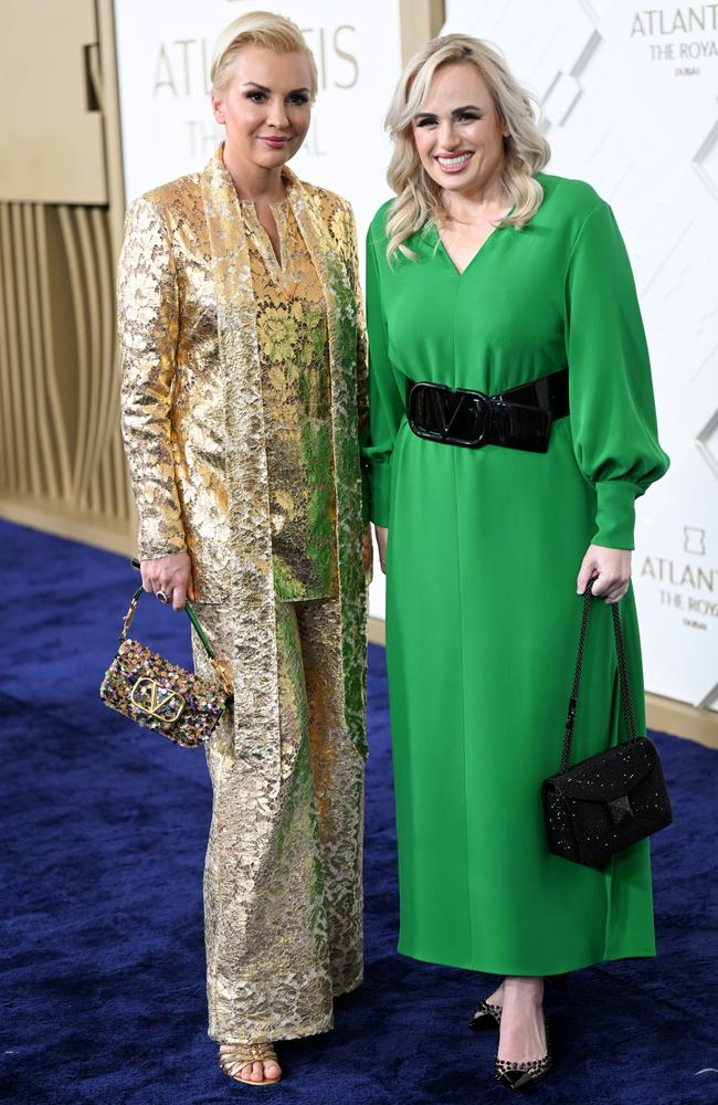 Ramona Agruma and Rebel Wilson. Picture: Samir Hussein/Getty Images