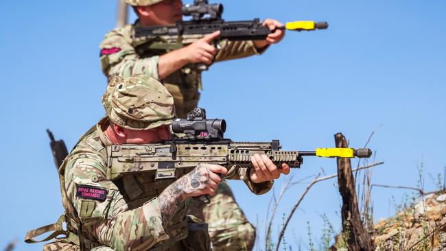 40 Commando have trained in Queensland before, but the Top End is a new environment for the unit. Picture: Royal Marines.