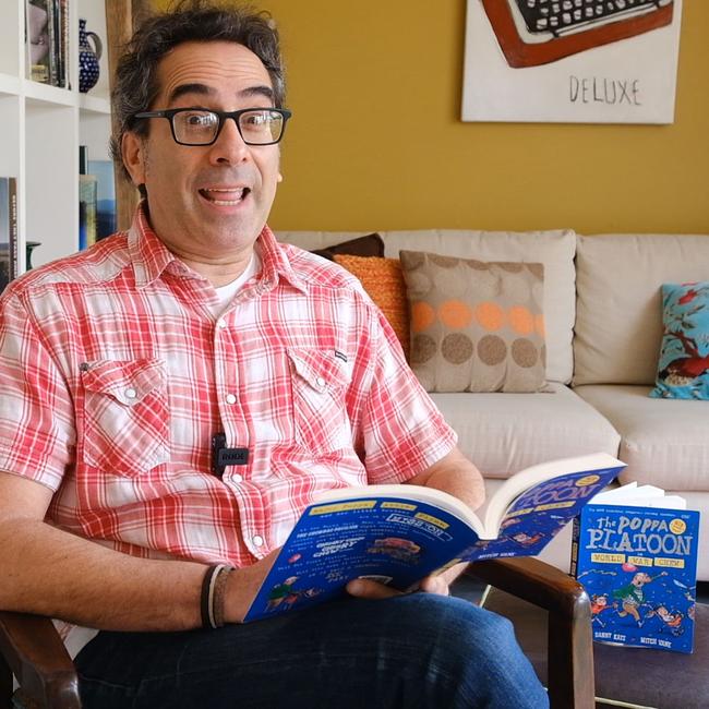 Danny Katz reads one of the books in his <i>Little Lunch</i> series.