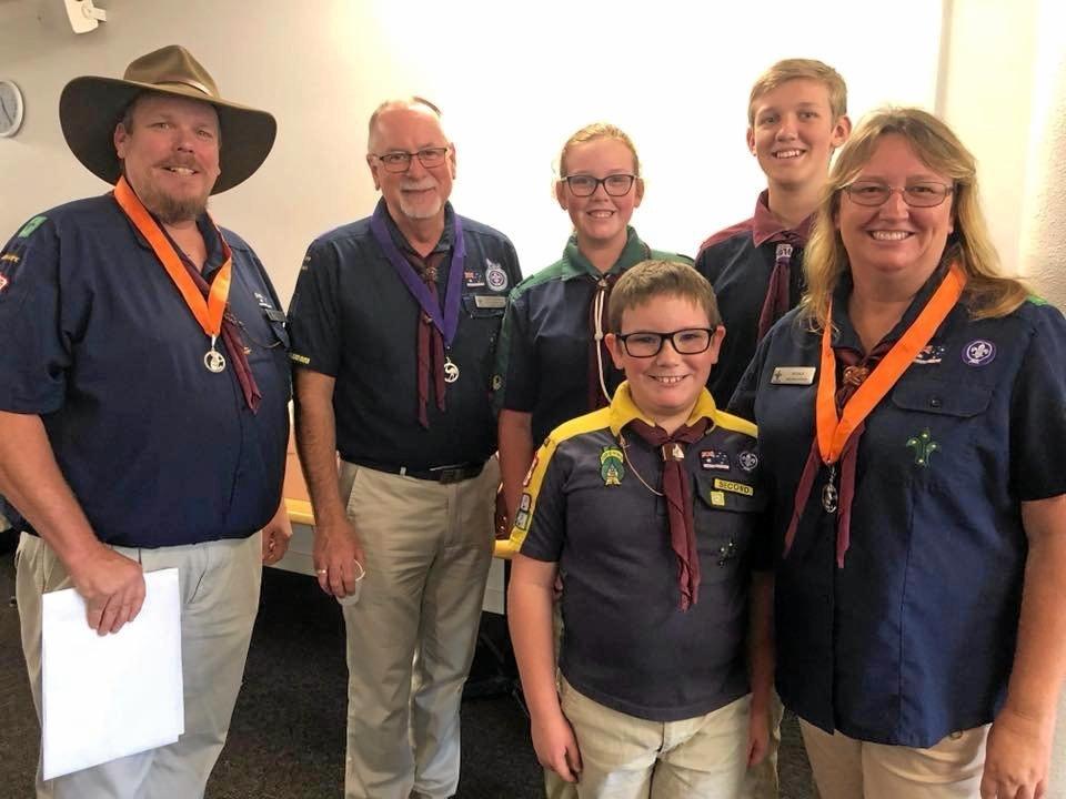 Local scouts presented with Silver Koala Award | The Courier Mail