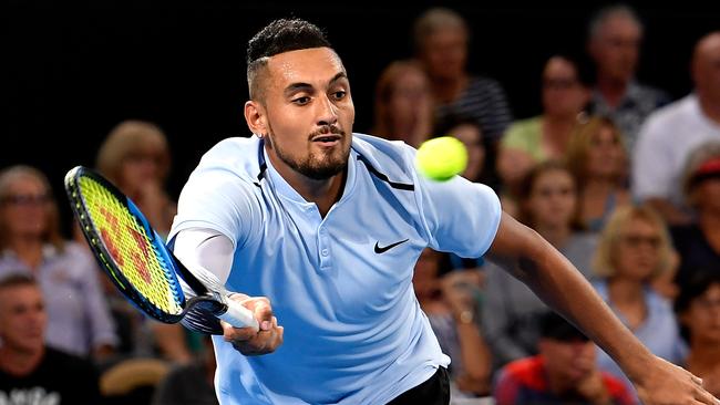 Nick Kyrgios wants to perform in front of his home fans. Picture: Getty Images