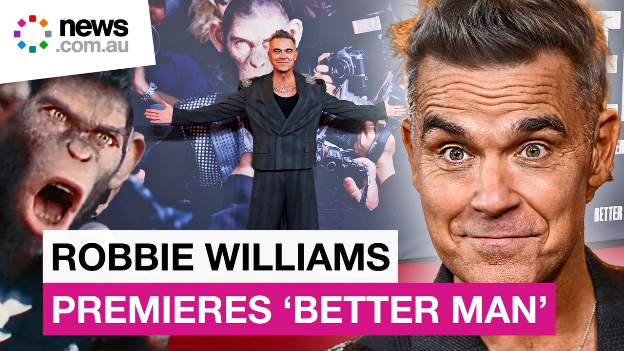 Robbie Williams' emotional Aussie confession at 'Better Man' premiere