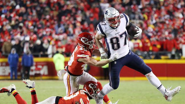 Gronkowski roared back to life as a receiver.