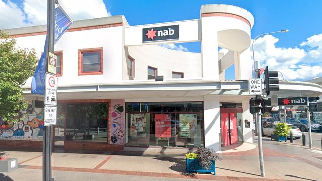 Supplied Editorial The NAB branch at Nowra is temporarily closed. Picture: Google Maps