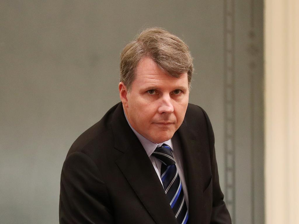 LNP education spokesman Christian Rowan during Question Time at Parliament House. Photo: Liam Kidston