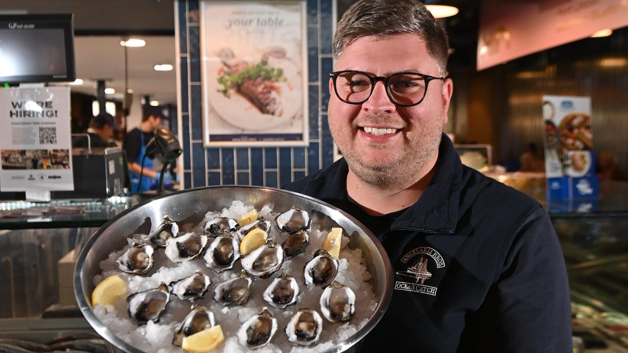 Alex Knoll with some oysters. Picture: Keryn Stevens