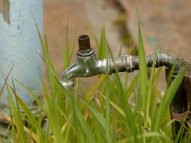 Richmond residents removed their tap handles to stop people getting water to mix with drugs. Picture: Stuart McEvoy