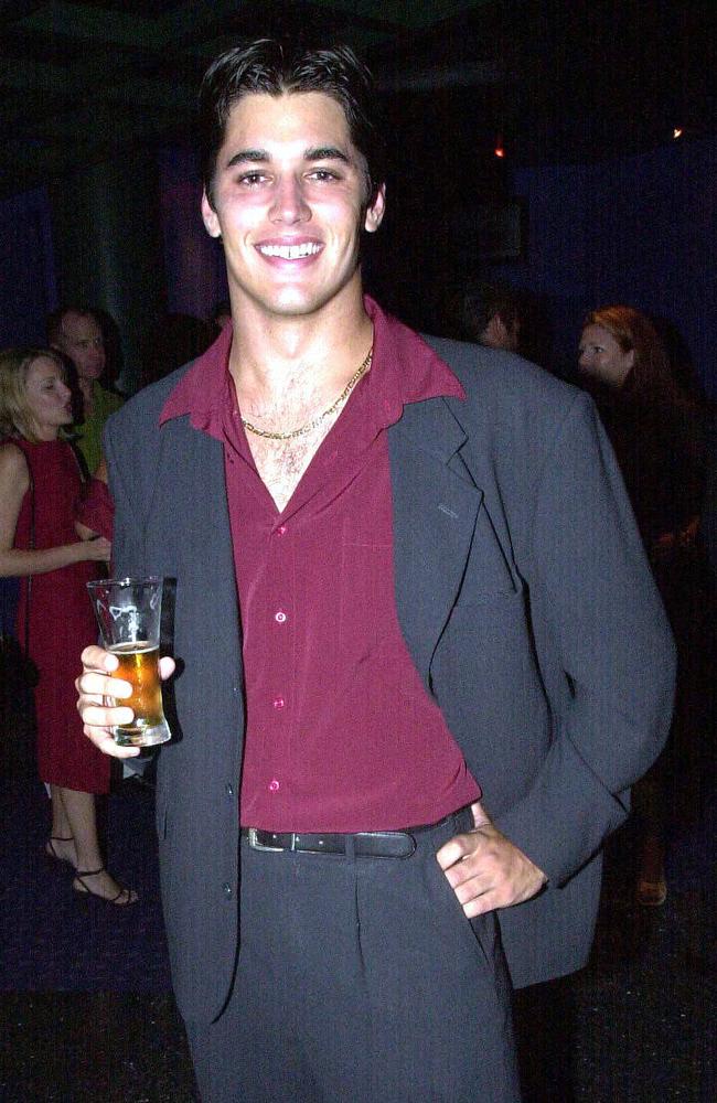 Trent Balyn at Rolls nightclub, 2000.