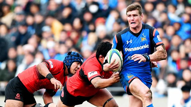 Former Reds and Waratahs star Berrick Barnes now plays in Japan for the Panasonic Wild Knights.