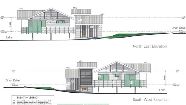 Documents reveal house designs for DA 2020/0543 on Orion Drive, Yamba