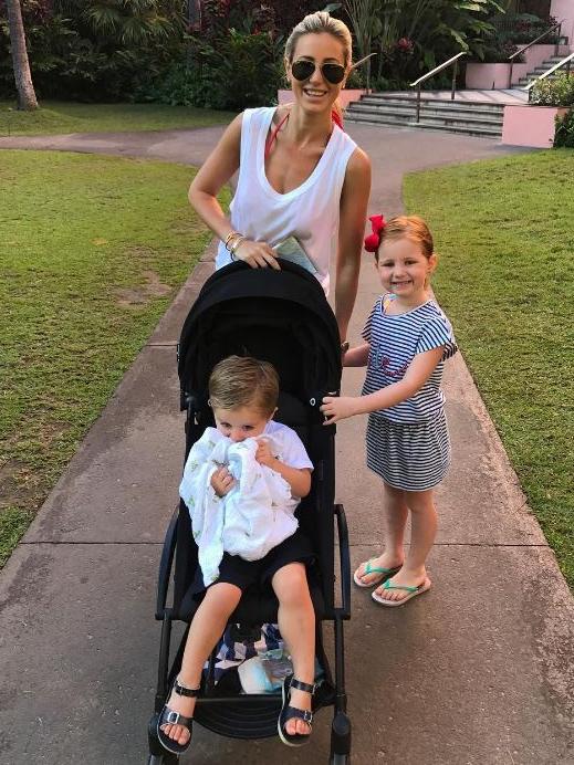 The family of three went on holidays before Christmas. Picture: Instagram