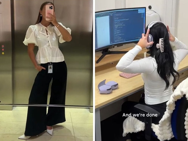 Diverse business people working at a modern office. Casually dressed workers in a busy open plan office.