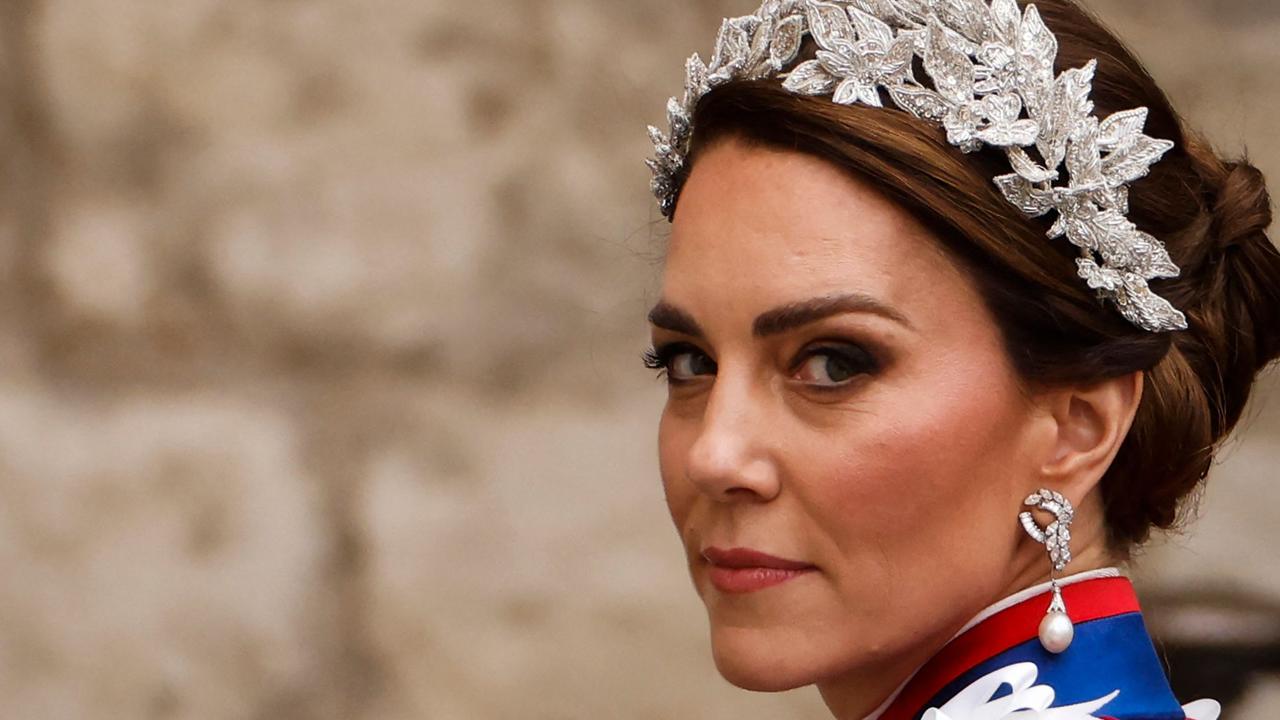 (FILES) Britain's Catherine, Princess of Wales arrives at Westminster Abbey in central London on May 6, 2023, ahead of the coronations of Britain's King Charles III and Britain's Camilla, Queen Consort. Britain's Catherine announced cancer diagnosis on March 22, 2024. (Photo by Odd ANDERSEN / AFP)
