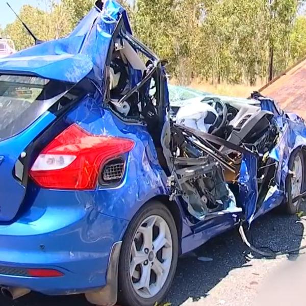 A 28-year-old Townsville man lost his life in a fatal crash at Coppabella on November 9, 2022. Picture: 7News Mackay