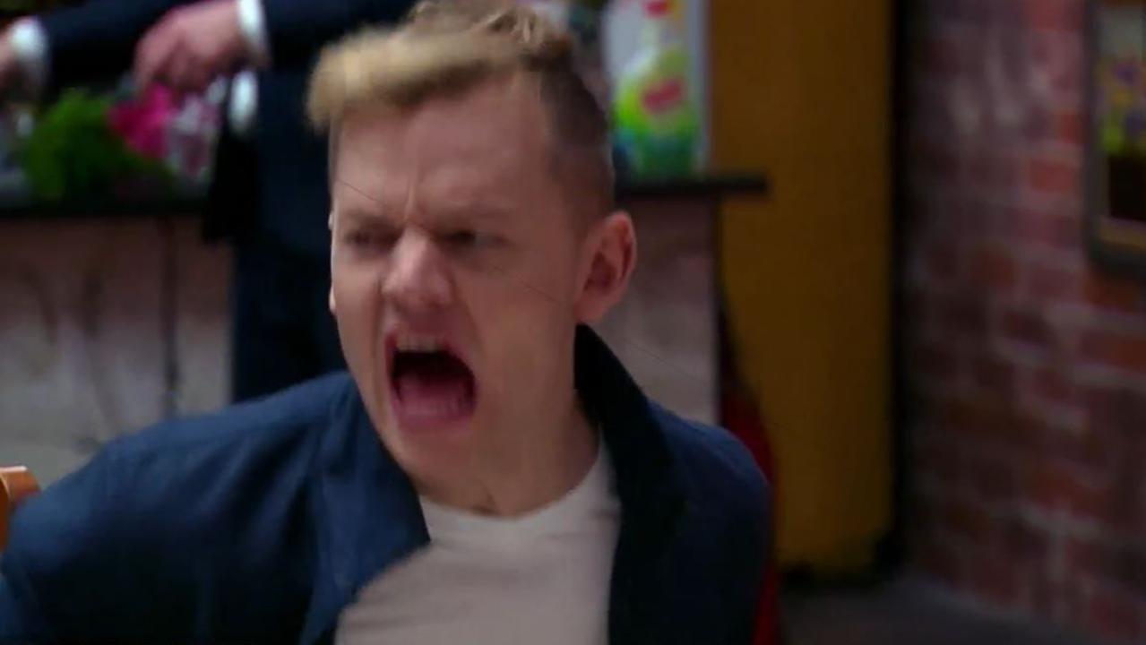 The Project’s Joel Creasey appears to grow frustrated at one point. Picture: Supplied.