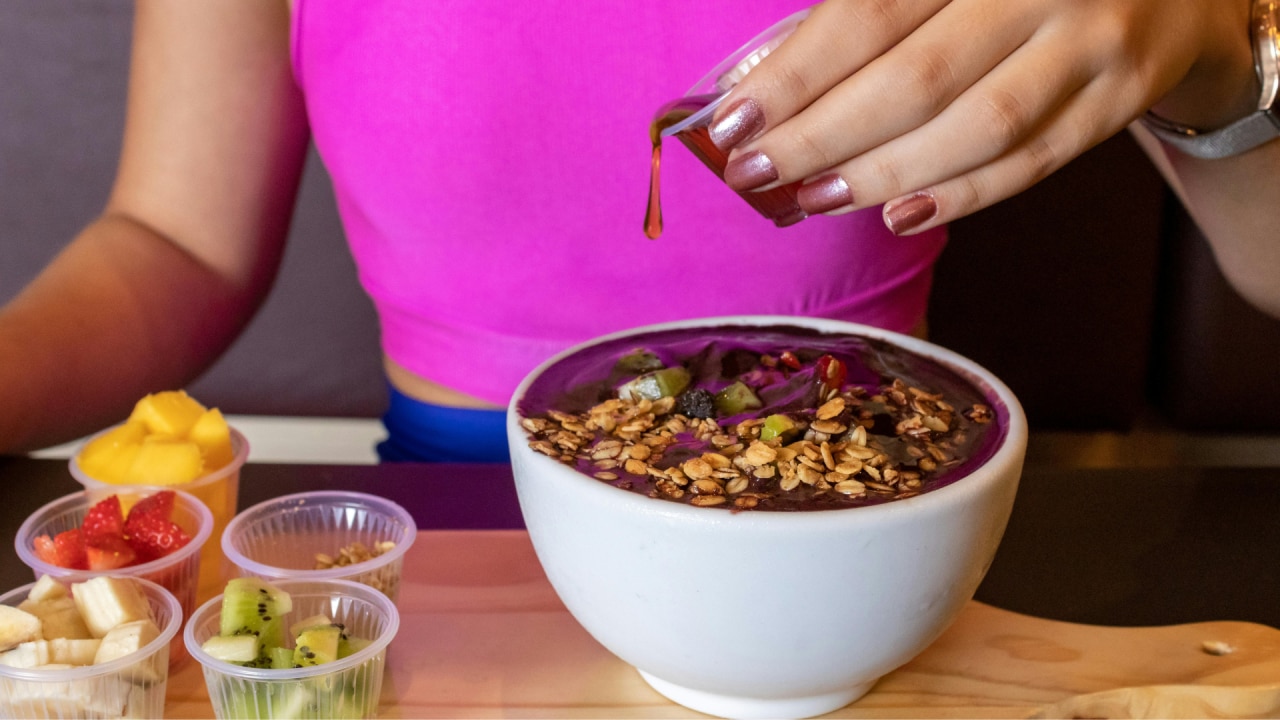 <h3><span>One &lsquo;healthy&rsquo; go-to we should actually be avoiding</span></h3><p><span>While it may seem like a no-brainer to opt for a fresh and fruit-packed acai bowl over more obviously processed takeaway options, Carige says the extremely high sugar content in acai bowls makes them one of the most misleading &lsquo;health&rsquo; foods out there.&nbsp;</span></p><p><span>&ldquo;Sure, the toppings are often healthy and great choices such as quality yoghurt, nuts, seeds and fruit, but if we replaced the acai bowls with oats or left them out altogether then it would be a much healthier option,&rdquo; the dietitian says.</span><span><br></span></p>