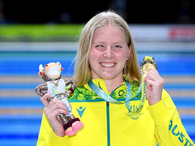 Katja Dedekind claimed the first world record of the meet in the Women's 50m Freestyle S13 Final. Picture: Quinn Rooney/Getty Images