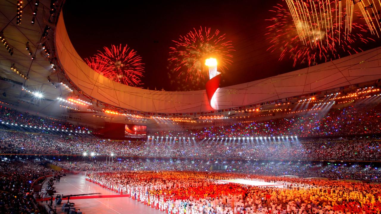 The spectacular opening ceremony of the Beijing Olympics in 2008 shows just how big the Games have become. Picture: Phil Hillyard