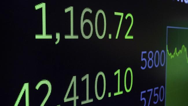 Stock markets have surged after weeks of turmoil. Picture: AP/Richard Drew