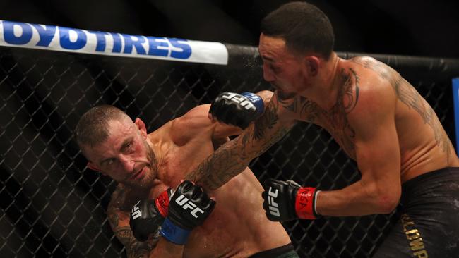 Pictured is new UFC Featherweight title holder from Australia Alex Volkanovski before his win against Max Holloway at UFC 245 in Las Vegas. Picture: Richard Dobson