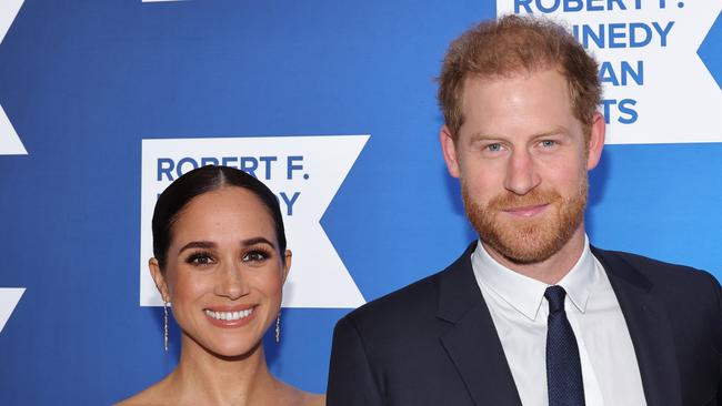 Meghan, the Duchess of Sussex, and Prince Harry in New York in December 2022. Picture: Getty Images