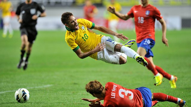 Barcelona Superstar Neymar Outclasses Physical South Korea In 2 0 Friendly Win In Seoul