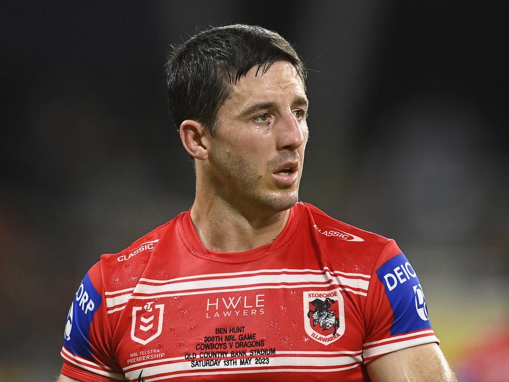 Ben Hunt has confirmed he wants out of the Dragons. Picture: Getty Images