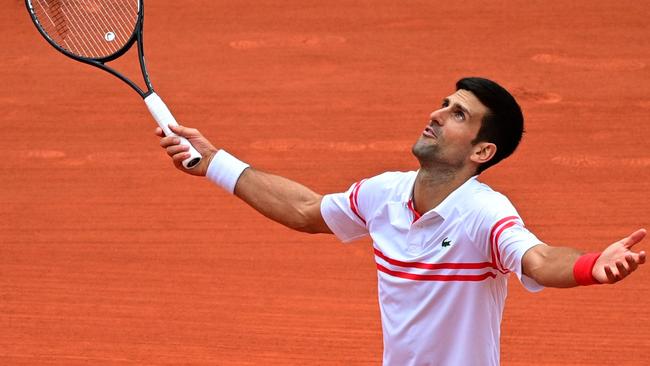 Novak Djokovic has returned to Serbia after having his visa to Australia cancelled. Picture: AFP.