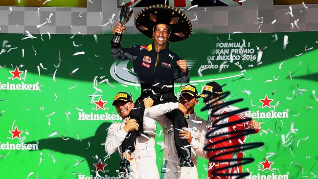 History will record Daniel Ricciardo as finishing 3rd in Mexico, even if the podium pictures won’t.