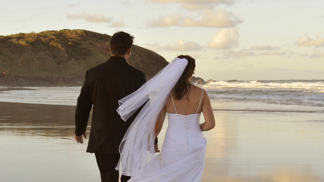 DESTINATION WEDDINGS: Coastal areas of the Northern Rivers remain the most popular places to get married, according to NSW Registry of Births, Deaths and Marriages data. Photo: Supplied