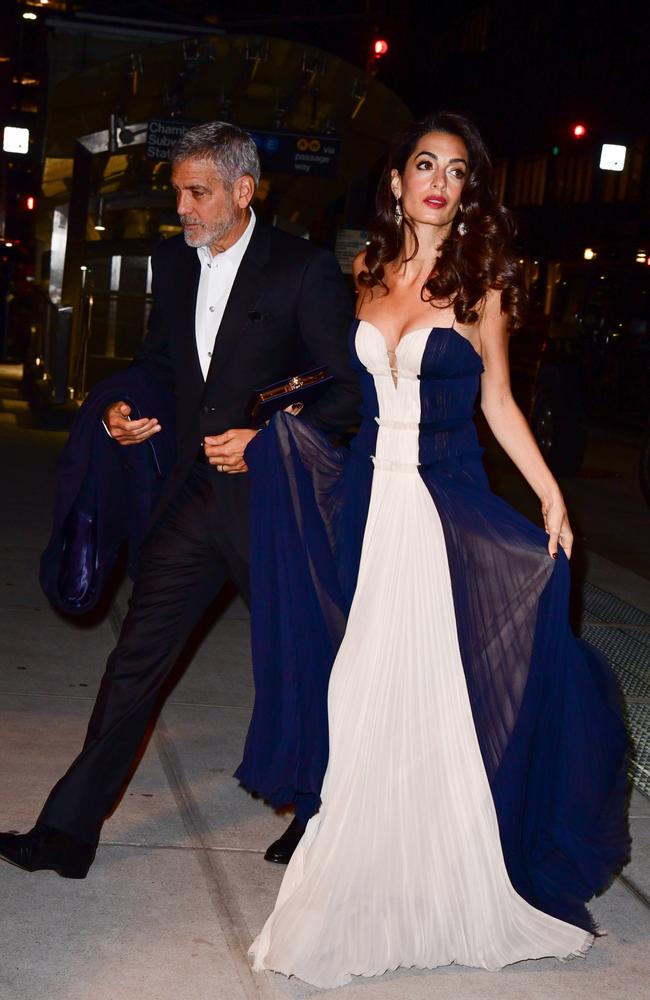 The glamorous couple attend the UN gala. Picture: James Devaney/GC Images