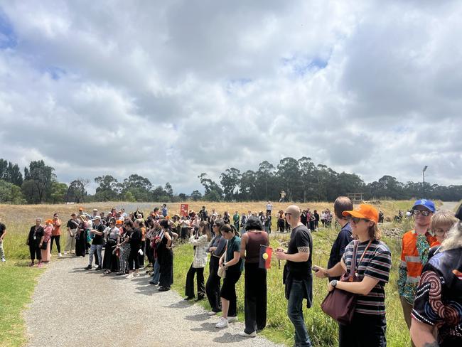 More than 150 eastern suburbs residents joined the march. Picture: Erin Constable