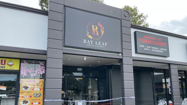 Would be crooks attempted to set fire to a restaurant and break into a tobacconist in Runaway Bay on Saturday. Picture: Gemma Ferguson