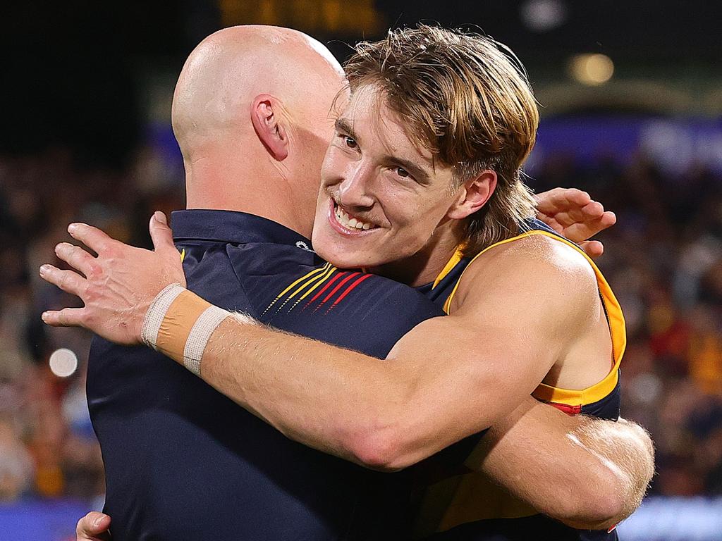 Josh Worrell is a positive for Adelaide. Picture: Getty Images