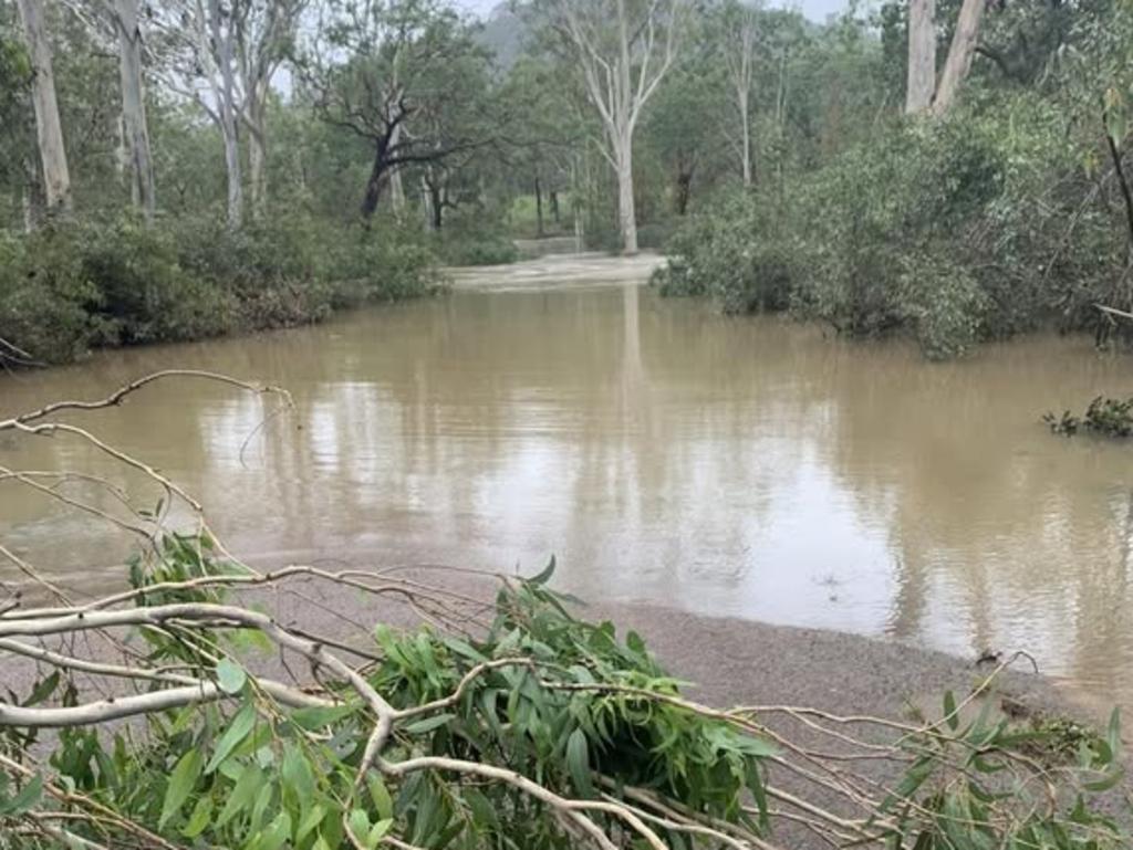 Roads to Hidden Valley Cabins have been damaged due to record breaking floods in the area.