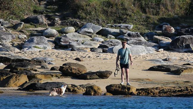 Police and rescuers searched for days for the remains of diving instructor Simon Nellist. Picture: Gaye Gerard