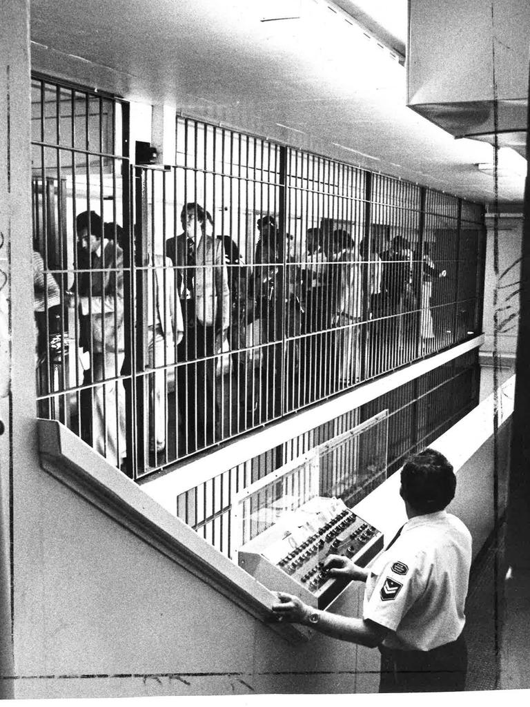 Katingal: Sydney’s maximum security prison within a prison: Media get a tour of the cell area in 1978.