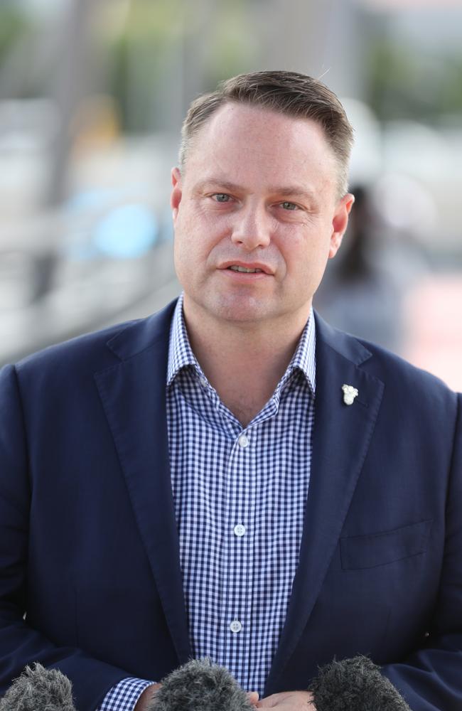 Lord Mayor Adrian Schrinner said Mr Condren’s ad was disappointing, while also accusing his rival of creating a “black hole” in council’s coffers.